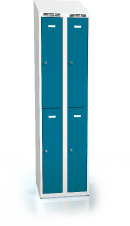  Divided cloakroom locker ALSIN with sloping top 1995 x 500 x 500